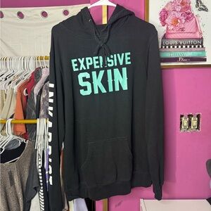 Expensive Skin Black Hoodie